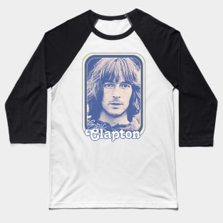 Eric Clapton // 60s Retro Style Fan Art Baseball T-Shirt